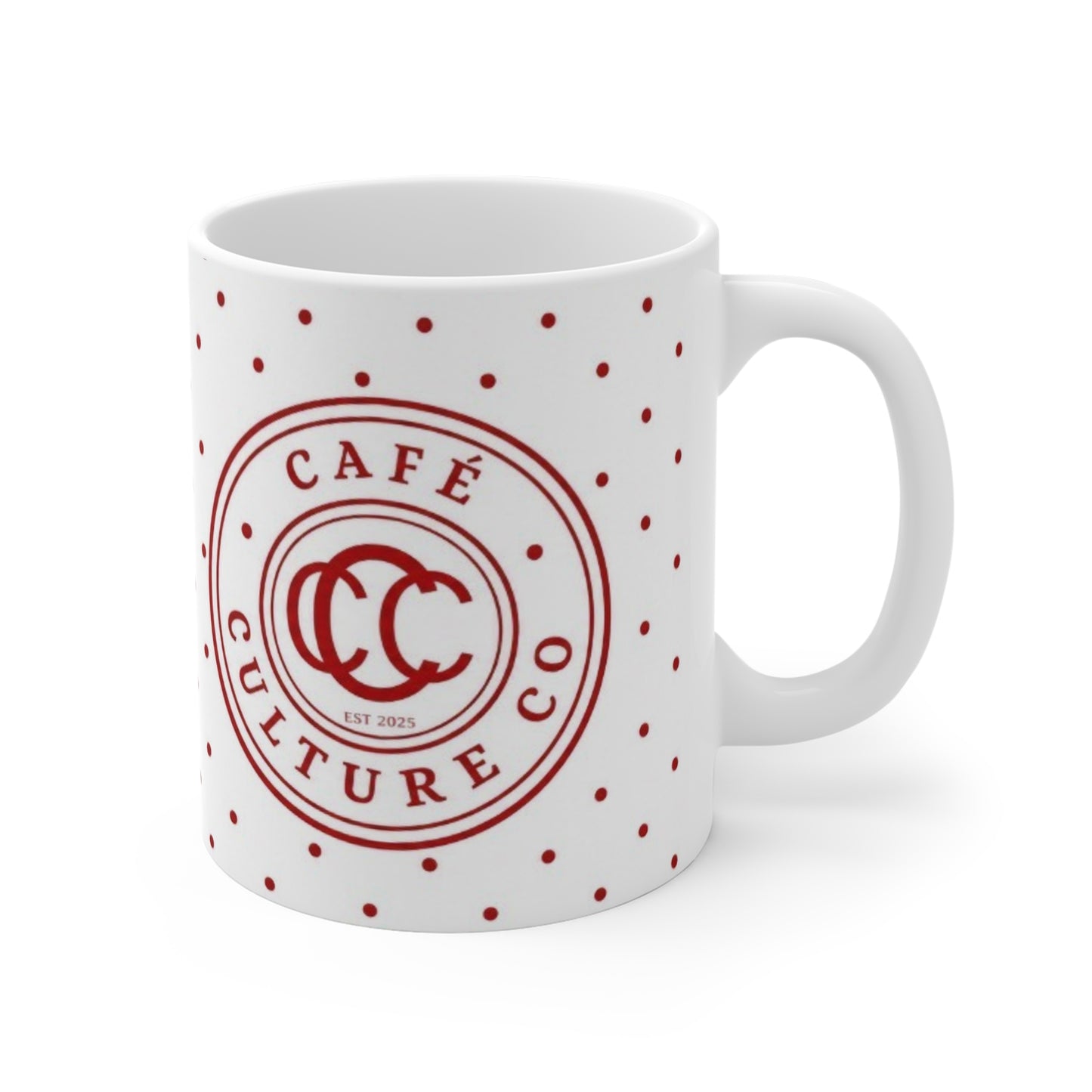 Tour De France Polka Dot Mug