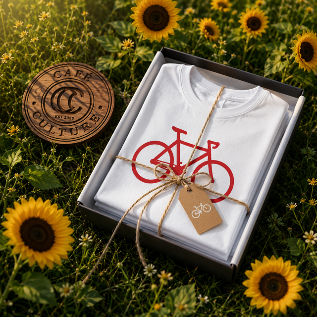 Copy of Tour De France Red Bike Graphic Tee