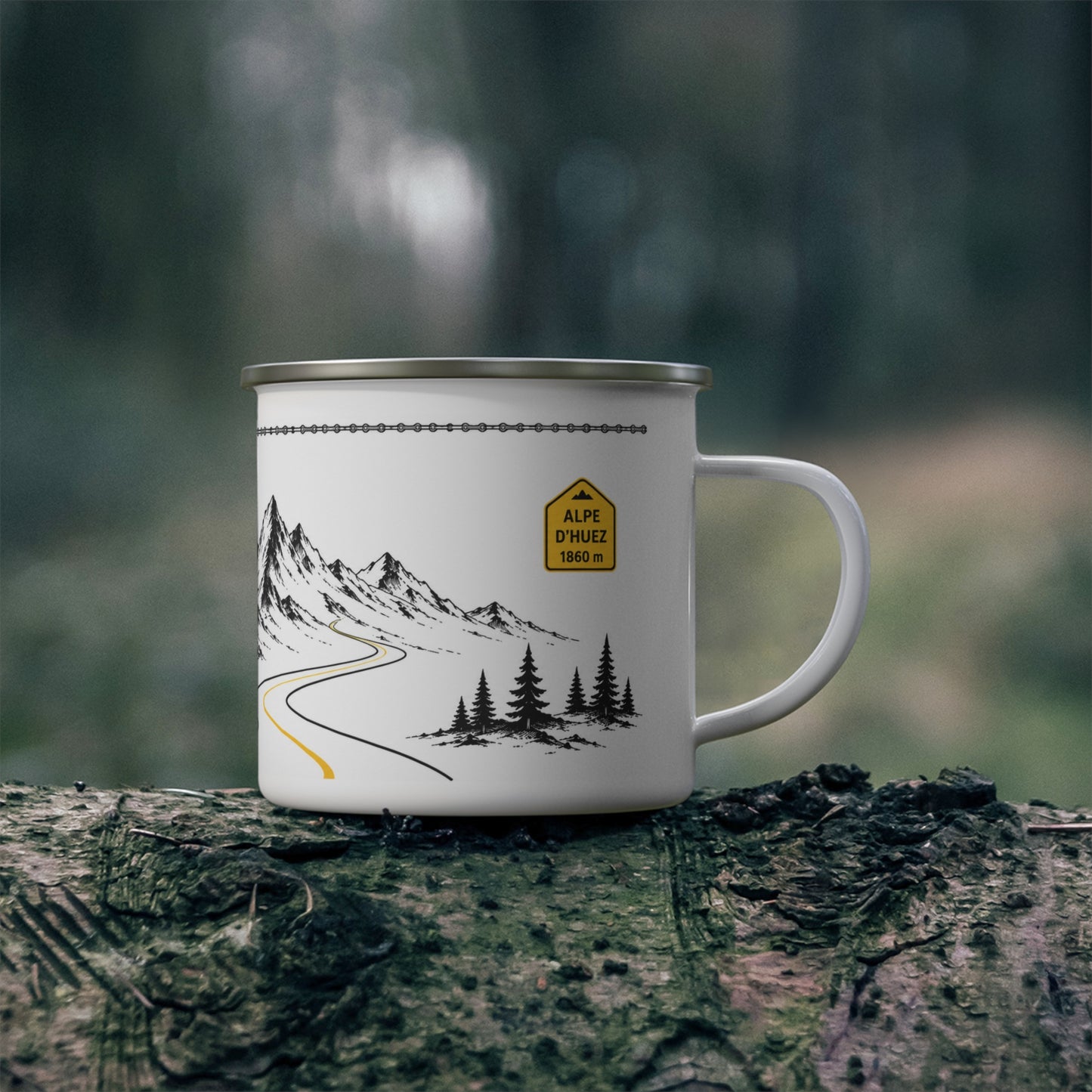 Tour de France Enamel Adventure Mug = Ride. Refuel. Repeat.