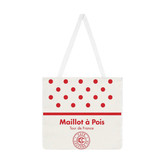 Red Polka Dot 'Maillot à Pois' Shoulder Tote Bag – Tour de France Queen of the Mountain