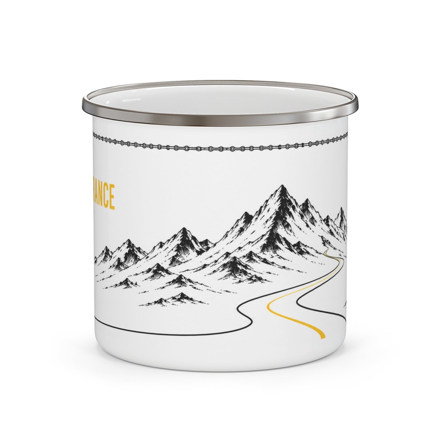 Tour de France Enamel Adventure Mug = Ride. Refuel. Repeat.