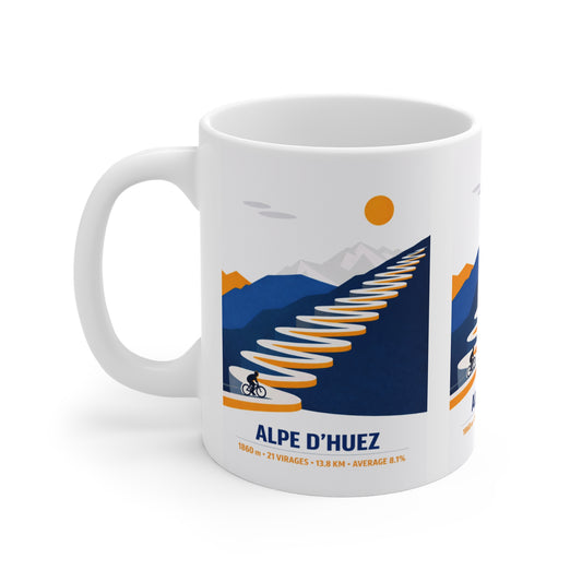 Alp D'Huez Iconic Cyling Climb Mug
