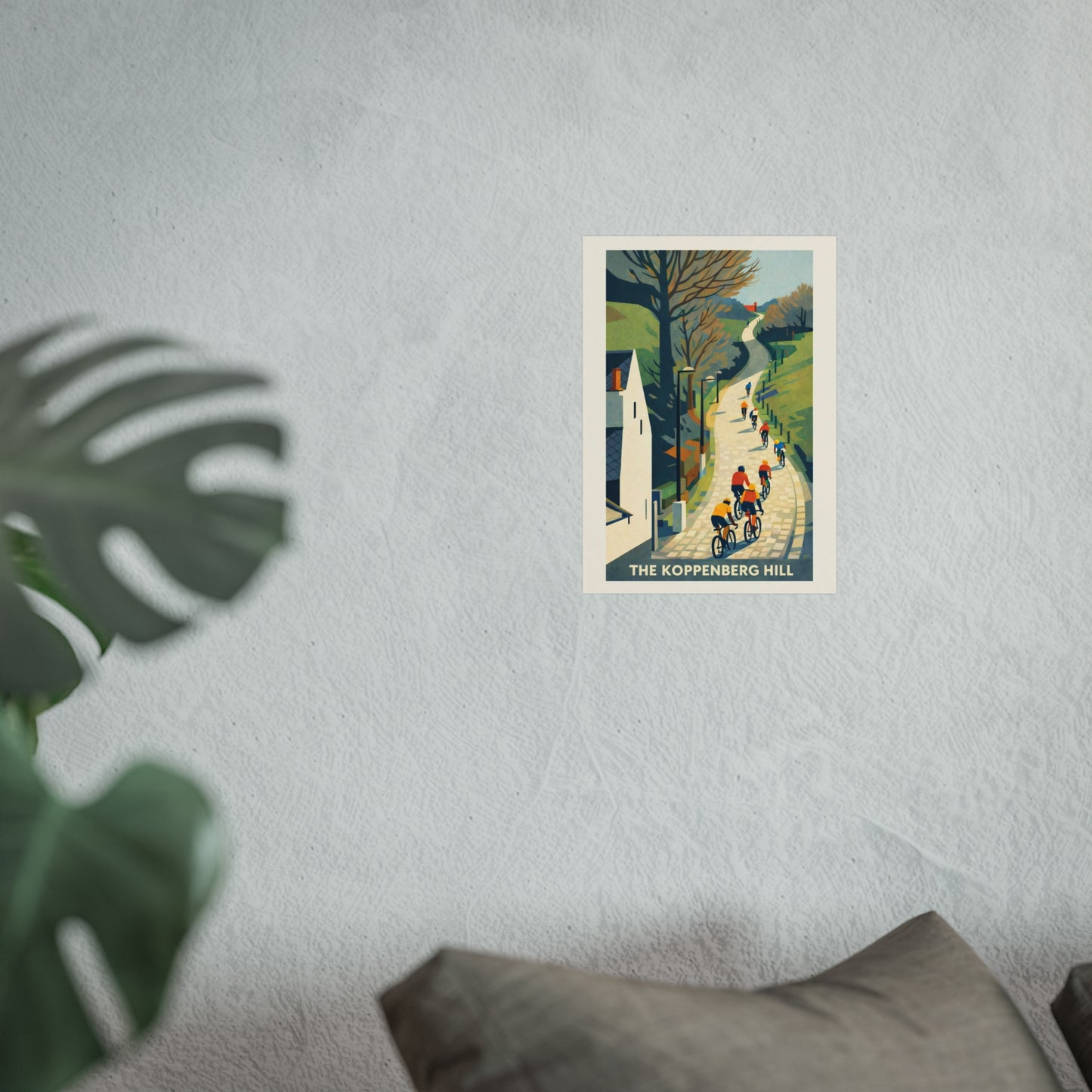 The Koppenberg Hill Unframed Cycling Print