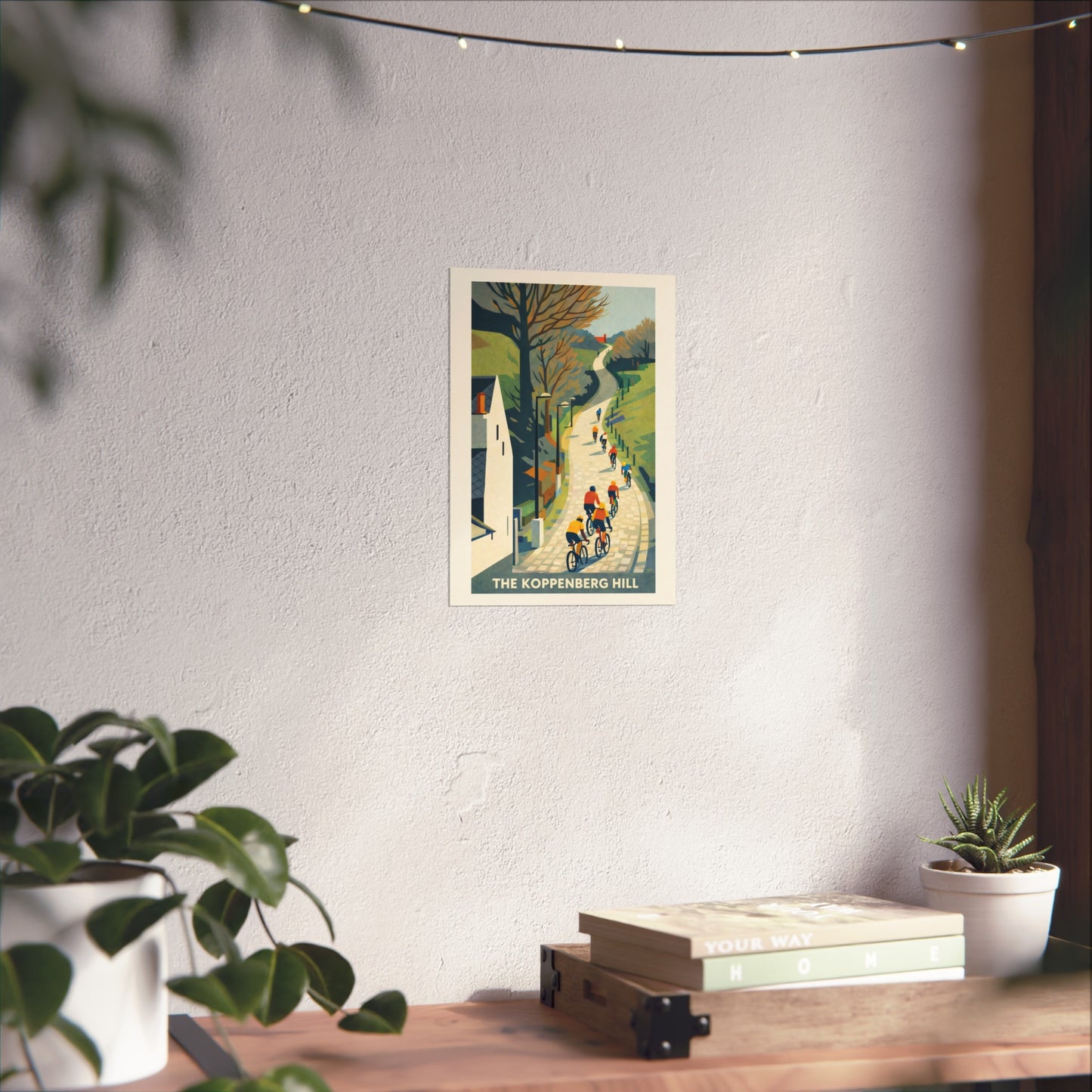 The Koppenberg Hill Unframed Cycling Print
