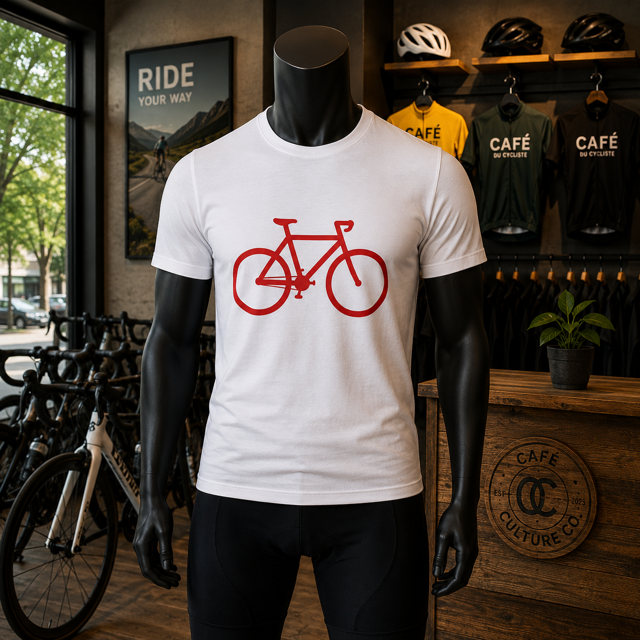 Copy of Tour De France Red Bike Graphic Tee