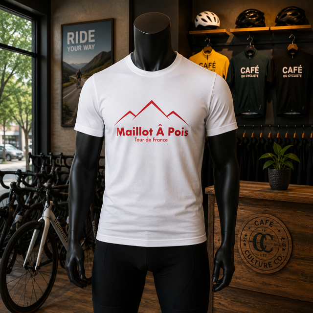 Tour De France Maillot A Pois Graphic Tee