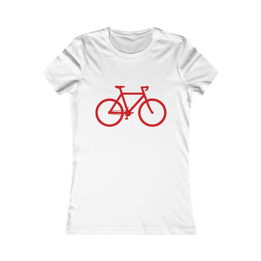Cycling Graphic Tee - Red