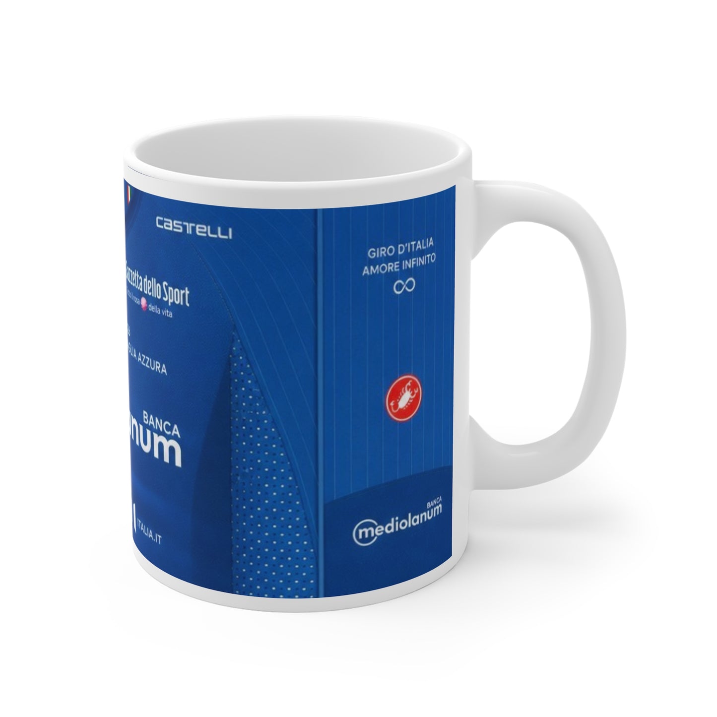 Giro D'Italia 2026 Maglia Azzura King of the Mountain Jersey Mug
