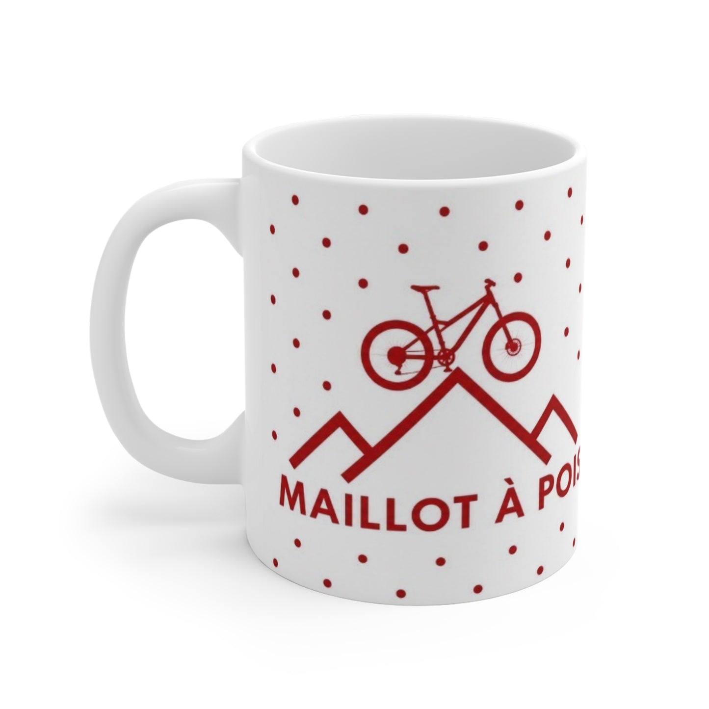 Tour De France Polka Dot Mug