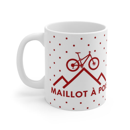 Tour De France Polka Dot Mug