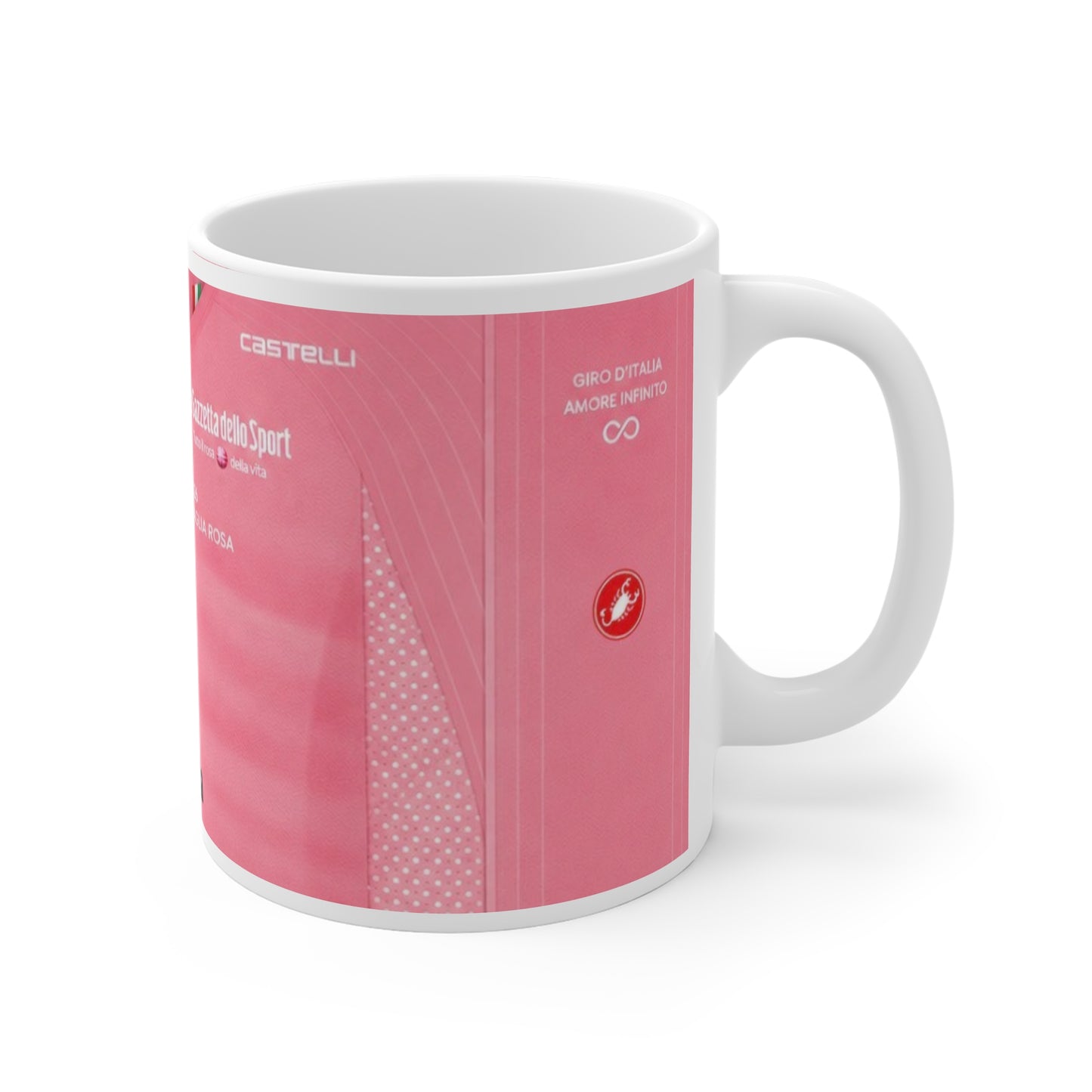 Giro D'Italia 2026 Maglia Rosa Inspired Jersey Mug