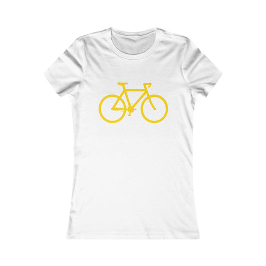 Cycling Graphic Tee - Yellow