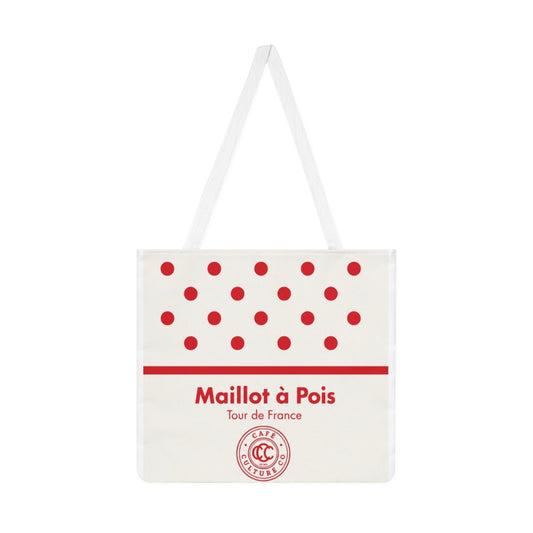 Red Polka Dot 'Maillot à Pois' Shoulder Tote Bag – Tour de France Queen of the Mountain