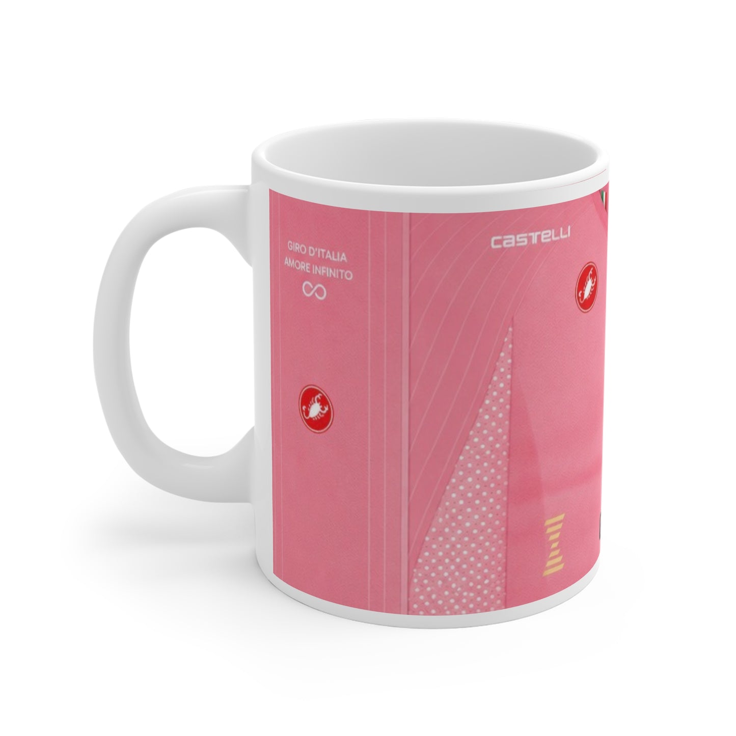 Giro D'Italia 2026 Maglia Rosa Inspired Jersey Mug