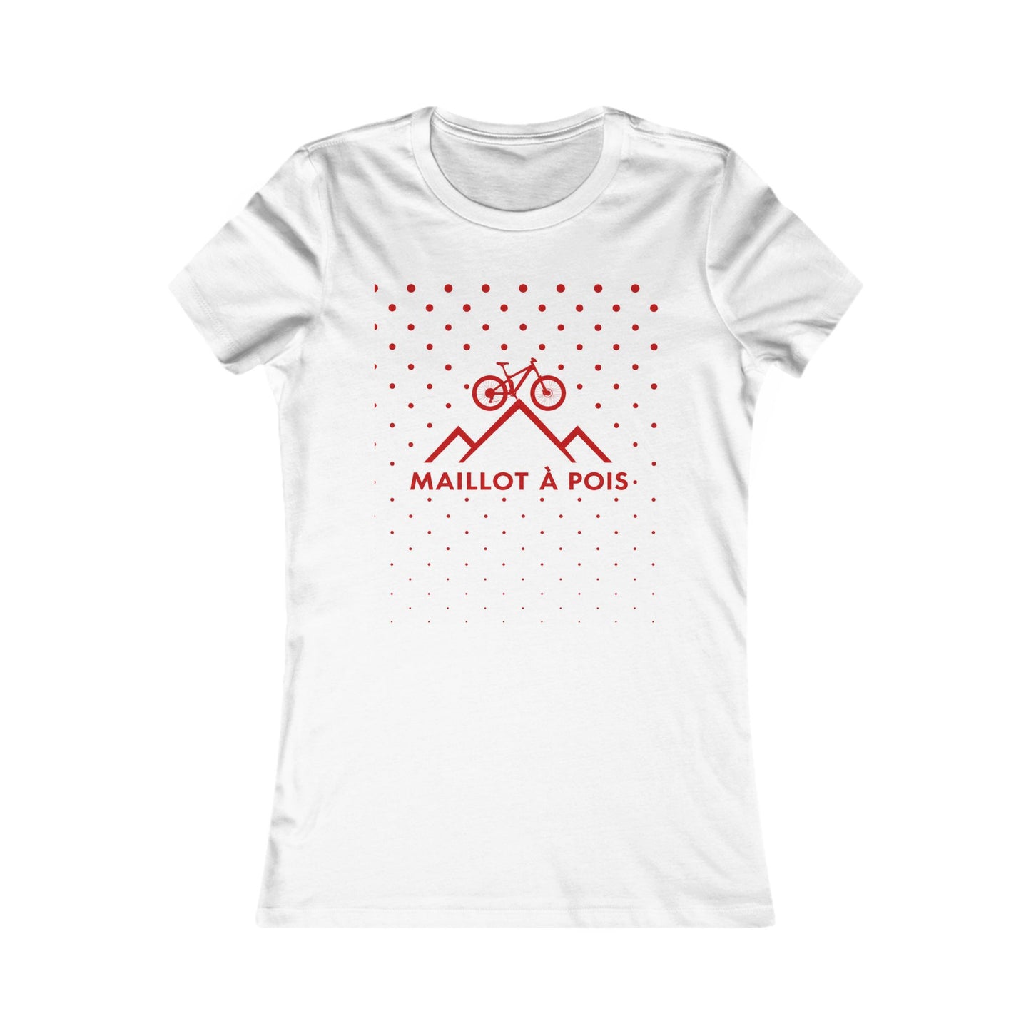 Women's Polka Dot Cycling T-Shirt