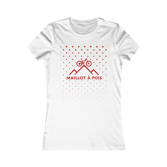 Women's Polka Dot Cycling T-Shirt