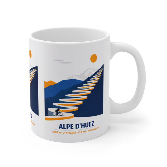 Alp D'Huez Iconic Cyling Climb Mug